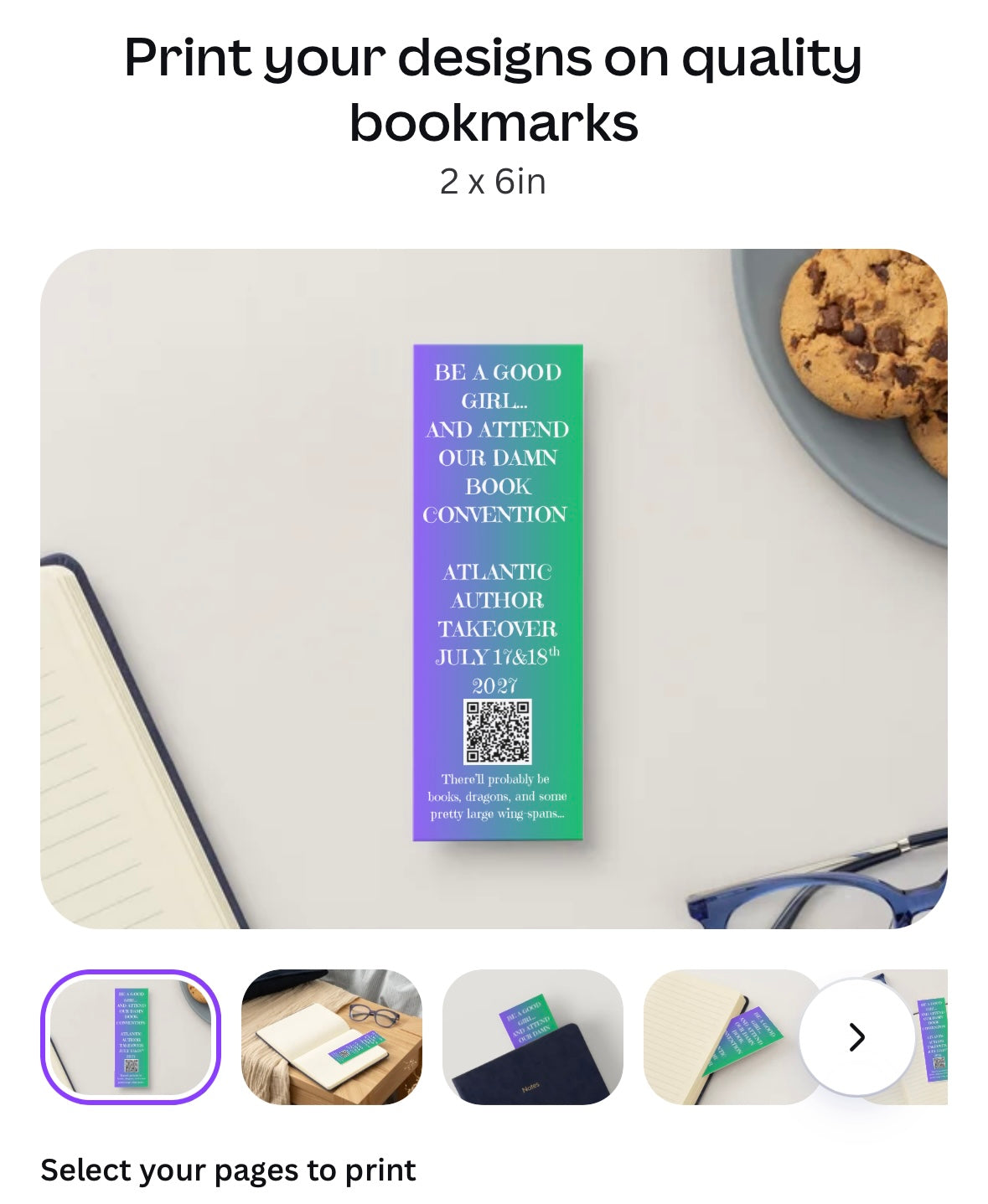 Atlantic Author Takeover Bookmarks