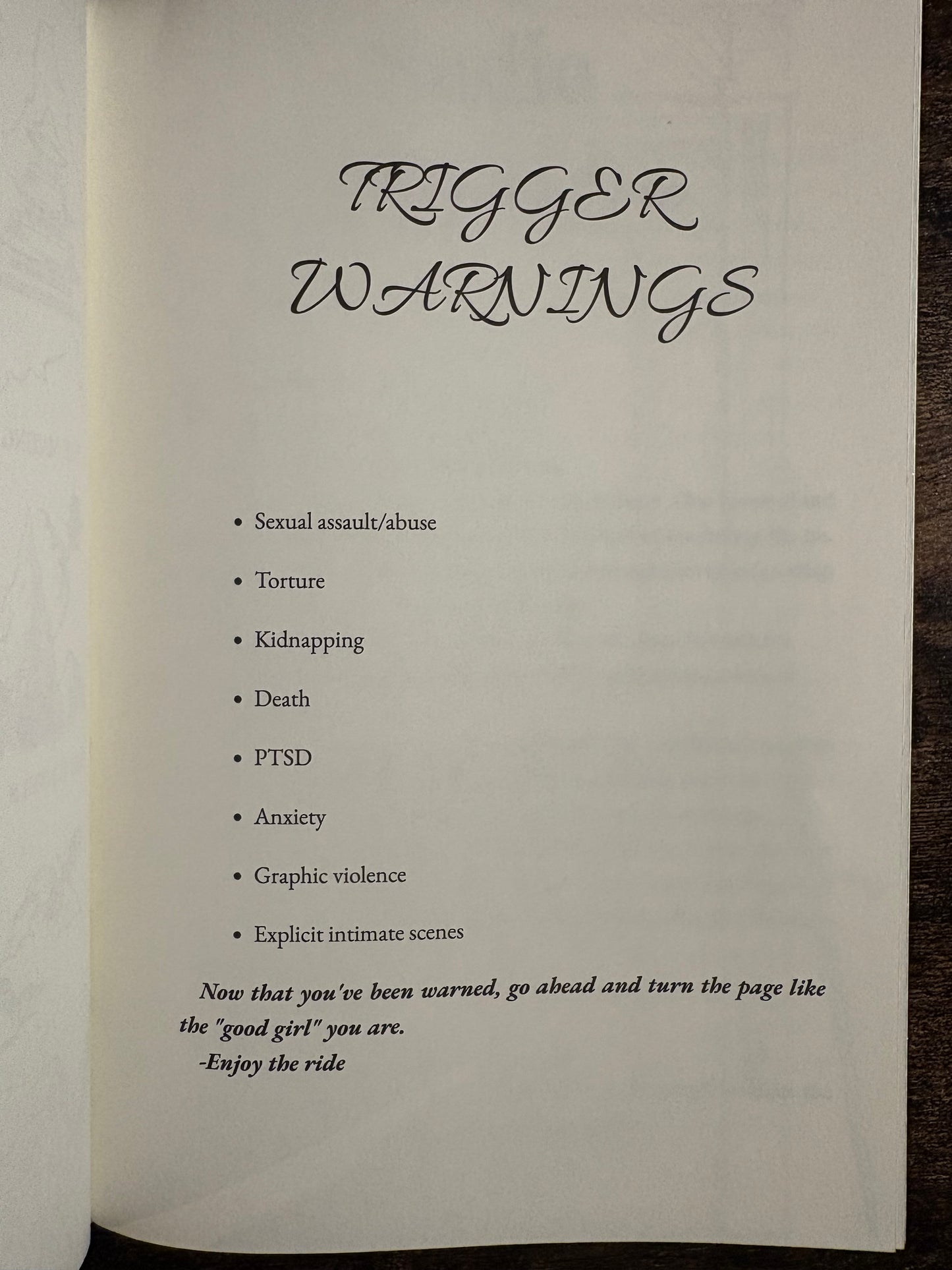 WHERE MY DEMONS HIDE BOOK ONE- Hardcover edition