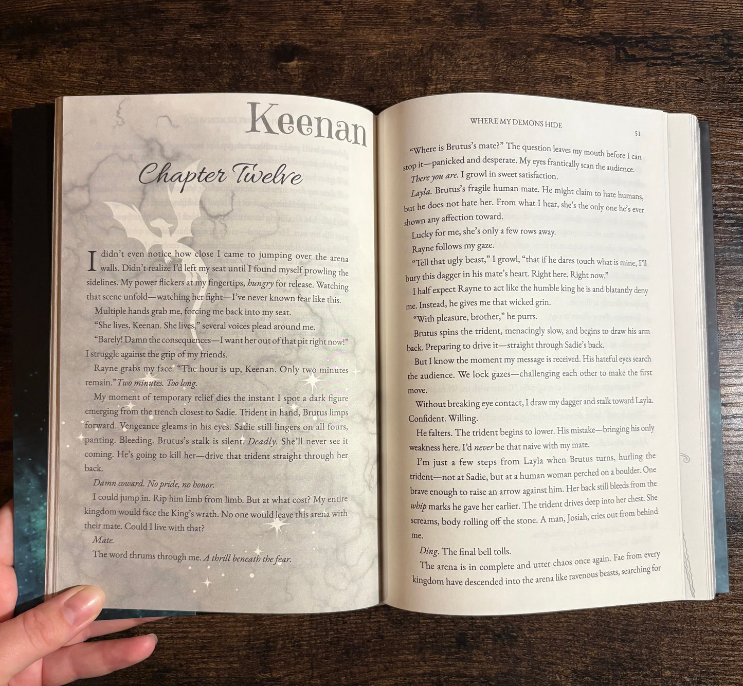 WHERE MY DEMONS HIDE BOOK ONE- Hardcover edition