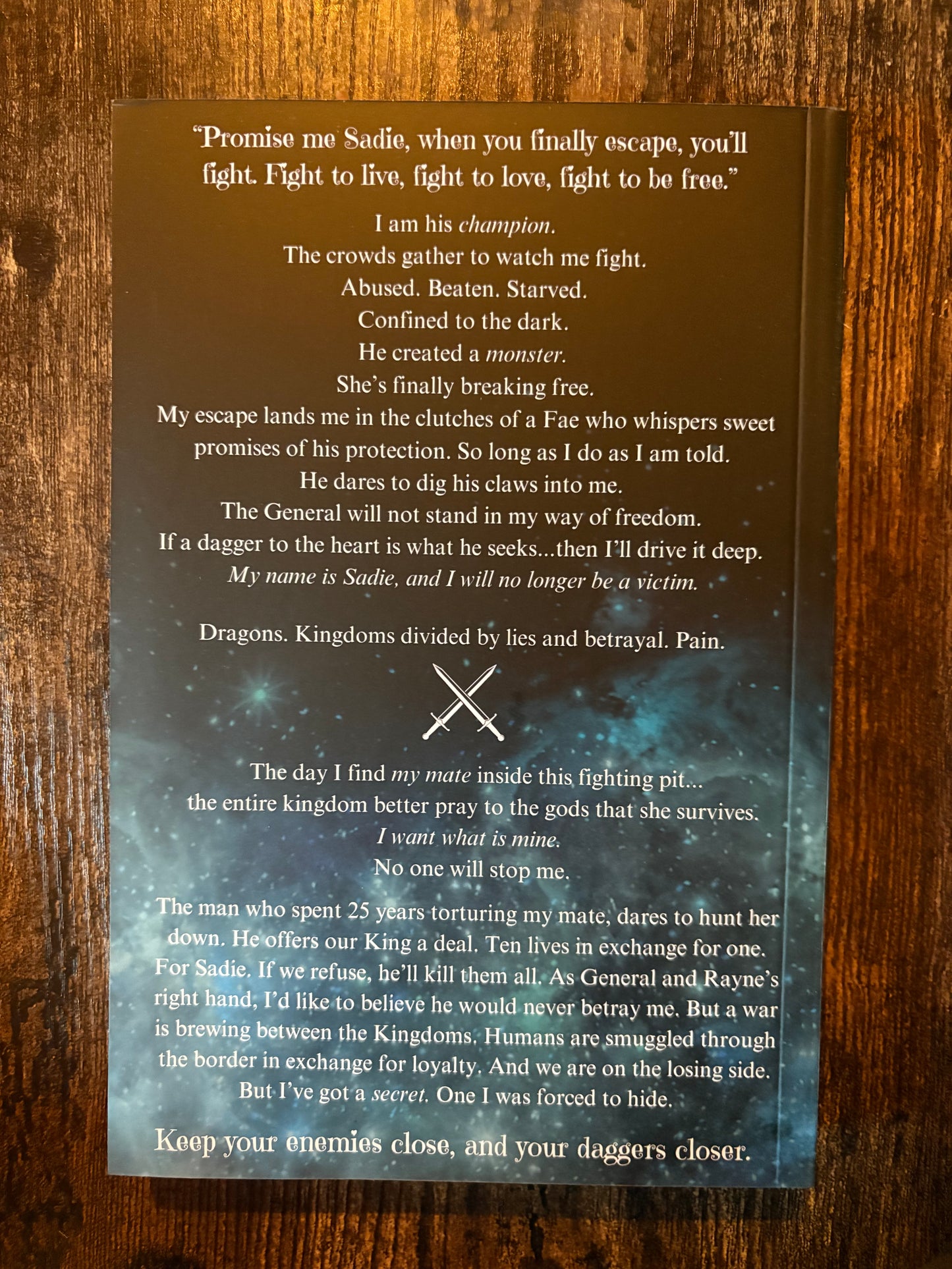 WHERE MY DEMONS HIDE BOOK ONE- Paperback edition